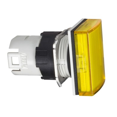 ZB6DV5 - Head for pilot light, Harmony XB6, rectangular yellow, 16mm, integral LED - Schneider Electric - Head for pilot light, Harmony XB6, rectangular yellow, 16mm, integral LED - Schneider Electric - 0