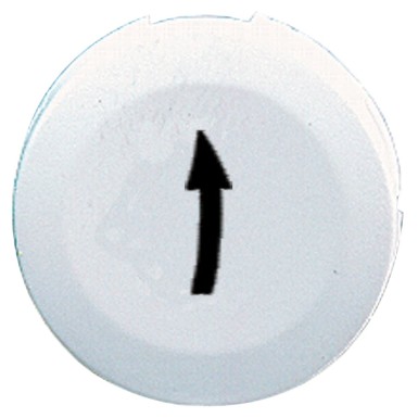 ZB6YA119 - Harmony XB6, white cap marked up arrow for circular non illuminated pushbutton ? 16 - Schneider Electric - Harmony XB6, white cap marked up arrow for circular non illuminated pushbutton ? 16 - Schneider Electric - 0