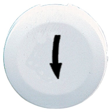 ZB6YA120 - Harmony XB6, white cap marked down arrow for circular non illuminated pushbutton ? 16 - Schneider Electric - Harmony XB6, white cap marked down arrow for circular non illuminated pushbutton ? 16 - Schneider Electric - 0