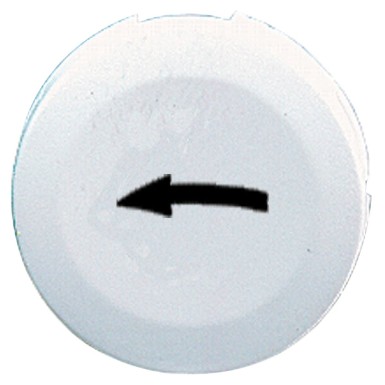 ZB6YA122 - Harmony XB6, white cap marked left arrow for circular non illuminated pushbutton ? 16 - Schneider Electric - Harmony XB6, white cap marked left arrow for circular non illuminated pushbutton ? 16 - Schneider Electric - 0