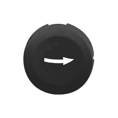 ZB6YA221 - Harmony XB6, black cap marked right arrow for circular non illuminated pushbutton ? 16 - Schneider Electric - Harmony XB6, black cap marked right arrow for circular non illuminated pushbutton ? 16 - Schneider Electric - 0