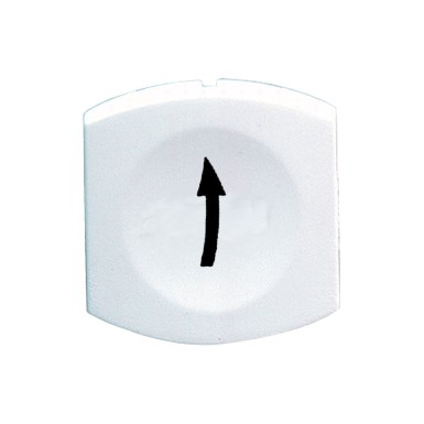 ZB6YC119 - Harmony XB6, white cap marked up arrow for square non illuminated pushbutton ? 16 - Schneider Electric - Harmony XB6, white cap marked up arrow for square non illuminated pushbutton ? 16 - Schneider Electric - 0