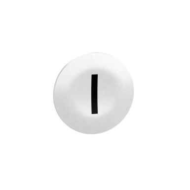 ZBA7131 - White cap marked I for rectangular multipleheaded pushbutton ?22 - Schneider Electric - White cap marked I for rectangular multipleheaded pushbutton ?22 - Schneider Electric - 0