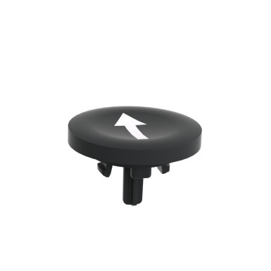 ZBAF335 - Harmony XB4, Harmony XB5, Antimicrobial black plain cap up arrow for flush mounted push button - Schneider Electric - Harmony XB4, Harmony XB5, Antimicrobial black plain cap up arrow for flush mounted push button - Schneider Electric - 2