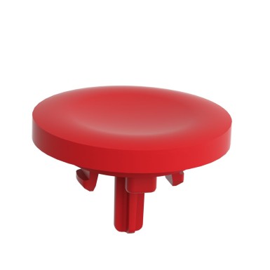 ZBAF4 - Harmony XB4, Harmony XB5, Antimicrobial red plain cap for flush mounted push button - Schneider Electric - Harmony XB4, Harmony XB5, Antimicrobial red plain cap for flush mounted push button - Schneider Electric - 1