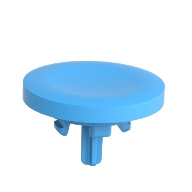 ZBAF6 - Harmony XB4, Harmony XB5, Antimicrobial blue plain cap for flush mounted push button - Schneider Electric - Harmony XB4, Harmony XB5, Antimicrobial blue plain cap for flush mounted push button - Schneider Electric - 5