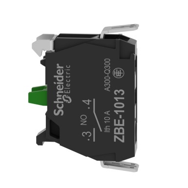 ZBE1013 - Harmony XB4, Single contact block, silver alloy, faston connector, 1 NO - Schneider Electric - Harmony XB4, Single contact block, silver alloy, faston connector, 1 NO - Schneider Electric - 1