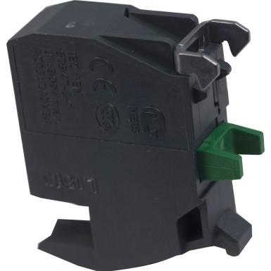 ZBE1014 - Harmony XB4, Single contact block, silver alloy, plugin connector, 1 NO - Schneider Electric - Harmony XB4, Single contact block, silver alloy, plugin connector, 1 NO - Schneider Electric - 0