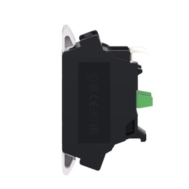 ZBE1015 - Single contact block, Harmony XB4, silver alloy, spring clamp terminal, 1NO - Schneider Electric - Single contact block, Harmony XB4, silver alloy, spring clamp terminal, 1NO - Schneider Electric - 2