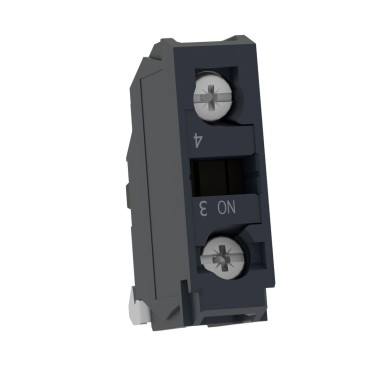 ZBE1016 - Harmony XB4, Single contact block, silver alloy, gold flashed, screw clamp terminal, 1 NO - Schneider Electric - Harmony XB4, Single contact block, silver alloy, gold flashed, screw clamp terminal, 1 NO - Schneider Electric - 2