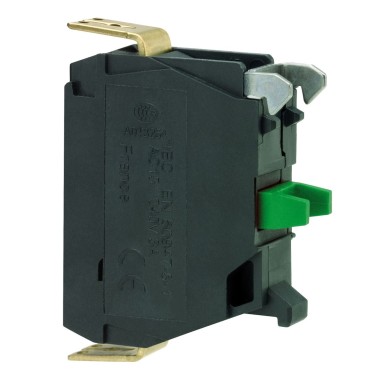 ZBE1016P3 - Contact block, Harmony XB4, Harmony XB5, single contact, for head 22mm, low power switching contacts, faston connector, 1NO - Schneider Electric - Contact block, Harmony XB4, Harmony XB5, single contact, for head 22mm, low power switching contacts, faston connector, 1NO - Schneider Electric - 0