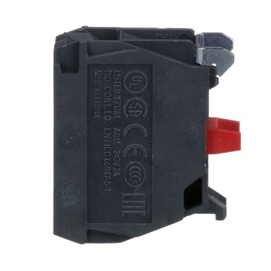 ZBE102 - Single contact block, Harmony XB4, silver alloy, screw clamp terminal, 1NC - Schneider Electric - Single contact block, Harmony XB4, silver alloy, screw clamp terminal, 1NC - Schneider Electric - 3