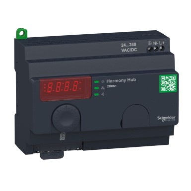 ZBRN1 - Harmony Hub wireless ethernet gateway, Harmony XB5R, Zigbee green power gateway, wireless to modbus TCP, 24...240V AC DC - Schneider Electric - Harmony Hub wireless ethernet gateway, Harmony XB5R, Zigbee green power gateway, wireless to modbus TCP, 24...240V AC DC - Schneider Electric - 0