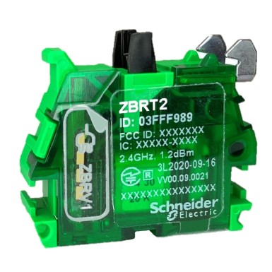 ZBRT2 - Harmony XB5R, Transmitter for wireless and batteryless push button, plastic, black,double action - Schneider Electric - Harmony XB5R, Transmitter for wireless and batteryless push button, plastic, black,double action - Schneider Electric - 0