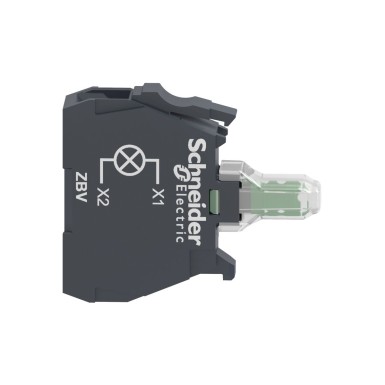 ZBVB3 - Harmony - light block XB4-XB5 - LED - 24VACDC - green - clamp screw connection - Schneider Electric - Harmony - light block XB4-XB5 - LED - 24VACDC - green - clamp screw connection - Schneider Electric - 3