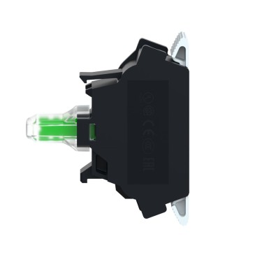 ZBVB35 - Light block for head 22mm, green, Harmony XB4, integral LED, spring clamp terminal, 24V AC DC - Schneider Electric - Light block for head 22mm, green, Harmony XB4, integral LED, spring clamp terminal, 24V AC DC - Schneider Electric - 4