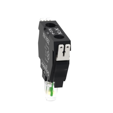 ZBVG13 - Light block, Harmony XB4, Harmony XB5, white for head ?22 mm integral LED 110...120 V faston connect - Schneider Electric - Light block, Harmony XB4, Harmony XB5, white for head ?22 mm integral LED 110...120 V faston connect - Schneider Electric - 2