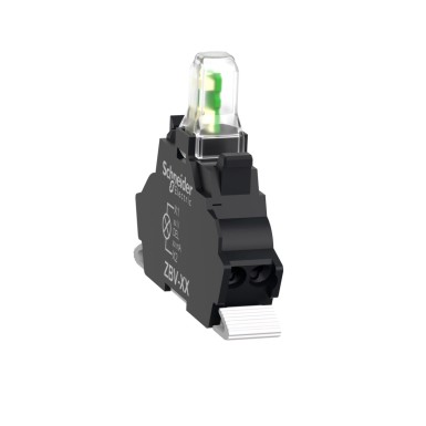 ZBVG15 - Light block, Harmony XB5, Harmony XB4, white for head ?22 mm integral LED 110...120 V spring clamp t - Schneider Electric - Light block, Harmony XB5, Harmony XB4, white for head ?22 mm integral LED 110...120 V spring clamp t - Schneider Electric - 1