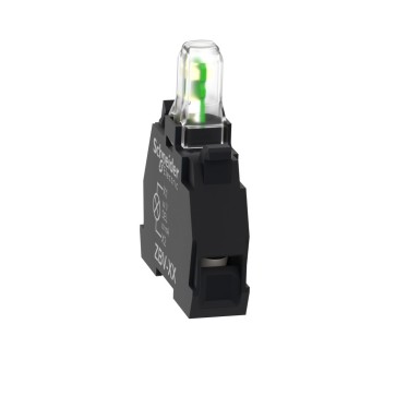 ZBVM1 - Light block, Harmony XB4, Harmony XB5, for head 22mm, universal LED, screw clamp terminals, 230...240V AC - Schneider Electric - Light block, Harmony XB4, Harmony XB5, for head 22mm, universal LED, screw clamp terminals, 230...240V AC - Schneider Electric - 11