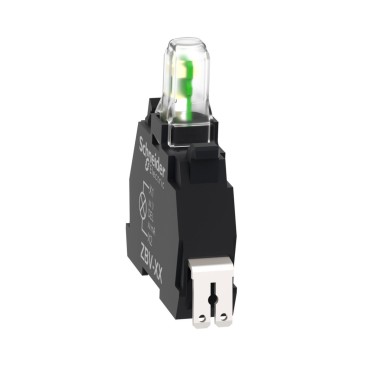 ZBVM13 - Light block, Harmony XB5, Harmony XB4, white for head ?22 mm integral LED 230...240 V faston connect - Schneider Electric - Light block, Harmony XB5, Harmony XB4, white for head ?22 mm integral LED 230...240 V faston connect - Schneider Electric - 5