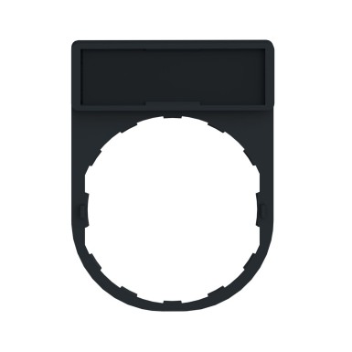 ZBY2101 - Harmony - flat label holder 30x40 - black plastic - with label 8x27 - blank - Schneider Electric - Harmony - flat label holder 30x40 - black plastic - with label 8x27 - blank - Schneider Electric - 3