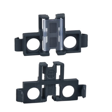 ZBZ001 - Harmony XB4, Clipon legend holder, plastic, black - Schneider Electric - Harmony XB4, Clipon legend holder, plastic, black - Schneider Electric - 0