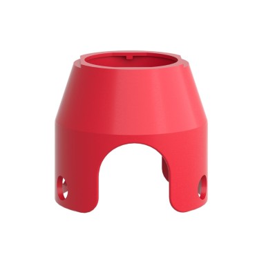 ZBZ1604 - Padlockable guard for mushroom head 40mm, Harmony XB4, metal, red - Schneider Electric - Padlockable guard for mushroom head 40mm, Harmony XB4, metal, red - Schneider Electric - 6