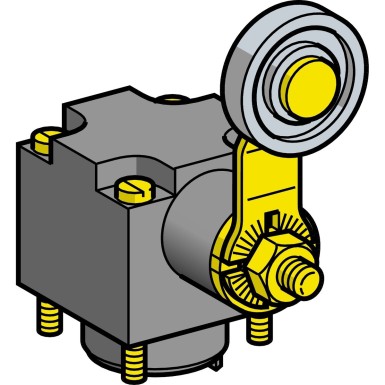 ZCKD33 - Limit switch head, Limit switches XC Standard, ZCKD, steel roller lever - Schneider Electric - Limit switch head, Limit switches XC Standard, ZCKD, steel roller lever - Schneider Electric - 0