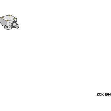 ZCKE646 - Limit switch head, Limit switches XC Standard, ZCKE, side steel roller plunger horizontal, 40 °C - Schneider Electric - Limit switch head, Limit switches XC Standard, ZCKE, side steel roller plunger horizontal, 40 °C - Schneider Electric - 0