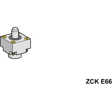 ZCKE665 - Limit switch head, Limit switches XC Standard, ZCKE, steel ball bearing plunger, +120 °C - Schneider Electric - Limit switch head, Limit switches XC Standard, ZCKE, steel ball bearing plunger, +120 °C - Schneider Electric - 0