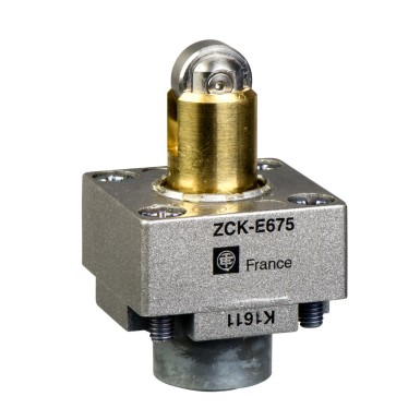 ZCKE675 - Limit switch head, Limit switches XC Standard, ZCKE, steel roller plunger reinforced, +120 °C - Schneider Electric - Limit switch head, Limit switches XC Standard, ZCKE, steel roller plunger reinforced, +120 °C - Schneider Electric - 0