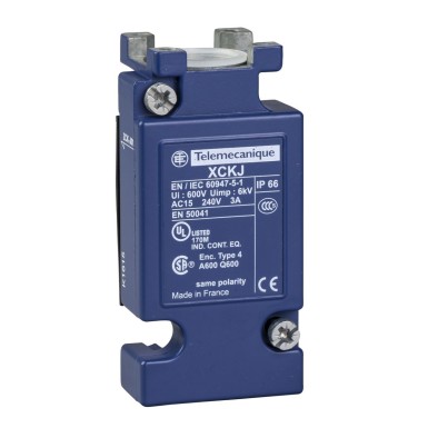 ZCKJ01 - Limit switch body part with contact, Limit switches XC Standard, plug in, w/o display, 1C/O, snap - Schneider Electric - Limit switch body part with contact, Limit switches XC Standard, plug in, w/o display, 1C/O, snap - Schneider Electric - 0