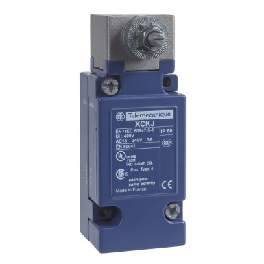 ZCKJ4104 - Limit switch body with spring return rotary head, Limit switches XC Standard, ZCKJ, w/o lever, plug in, 2C/O, snap, Pg13 - Schneider Electric - Limit switch body with spring return rotary head, Limit switches XC Standard, ZCKJ, w/o lever, plug in, 2C/O, snap, Pg13 - Schneider Electric - 0