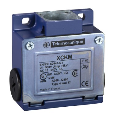 ZCKM1C - Telemecanique - Limit switch body, Limit switches XC Standard, ZCK M, 1 NC + 1 NO, terminals