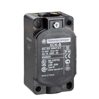 ZCKS1H29 - Limit switch body, Limit switches XC Standard, ZCKS, 1NC+1 NO, snap action, M20 - Schneider Electric - Limit switch body, Limit switches XC Standard, ZCKS, 1NC+1 NO, snap action, M20 - Schneider Electric - 0