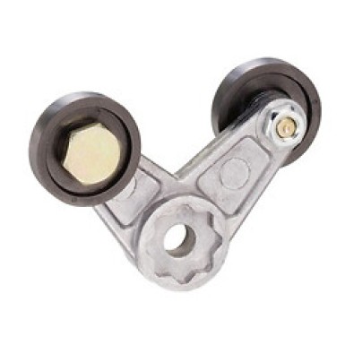ZCKY615 - Telemecanique - Limit switch lever, Limit switches XC Standard, ZCKY, forked arm with rollers 2 tracks, 10...120 °C