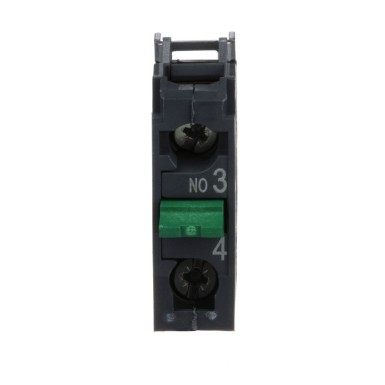 ZENL1111 - Single contact block, Harmony XALD, XALK, silver alloy, rear mounting, screw clamp terminal, 1NO - Schneider Electric - Single contact block, Harmony XALD, XALK, silver alloy, rear mounting, screw clamp terminal, 1NO - Schneider Electric - 1