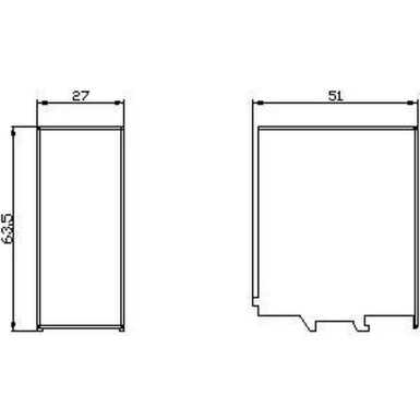 3KD9204-7 - Accessory for 3KD Size 2 Cable connection cover short version contains 6 units - Siemens - Accessory for 3KD Size 2 Cable connection cover short version contains 6 units - Siemens - 1