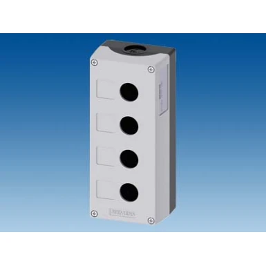 3SU1804-0AA00-0AB1 - Enclosure for command devices, 22 mm, round, Enclosure material plastic, enclosure top part gray, 4 - Siemens - Enclosure for command devices, 22 mm, round, Enclosure material plastic, enclosure top part gray, 4 - Siemens - 1
