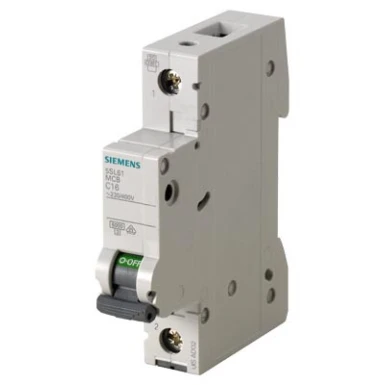 5SL6125-6 - Miniature circuit breaker 230/400 V 6kA, 1-pole, B, 25A - Siemens - Miniature circuit breaker 230/400 V 6kA, 1-pole, B, 25A - Siemens - 0