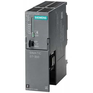 6ES7317-2EK14-0AB0 - SIMATIC S7-300 CPU 317-2 PN/DP, Central processing unit with 1 MB work memory, 1st interface MPI/DP 12 Mbit/s, 2nd interface Ethernet PROFINET, with 2-port switch, - Siemens - SIMATIC S7-300 CPU 317-2 PN/DP, Central processing unit with 1 MB work memory, 1st interface MPI/DP 12 Mbit/s, 2nd interface Ethernet PROFINET, with 2-port switch, - Siemens - 0
