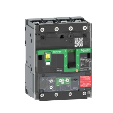 C11H44V025B - Circuit breaker, ComPacT NSXm 63H, 70kA/415VAC, 4 poles, MicroLogic 4.1 trip unit 25A, lugs/busbars - Schneider Electric - Circuit breaker, ComPacT NSXm 63H, 70kA/415VAC, 4 poles, MicroLogic 4.1 trip unit 25A, lugs/busbars - Schneider Electric - 0