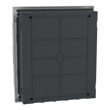 EZ9EUA212 - Modular enclosure, Easy9 EU, flush-mounted, 2x12 modules, 2 ground/neutral terminal strips, smoke door - Schneider Electric - Modular enclosure, Easy9 EU, flush-mounted, 2x12 modules, 2 ground/neutral terminal strips, smoke door - Schneider Electric - 1