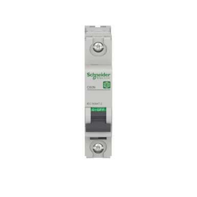 M9F11106 - Miniature circuit breaker (MCB), Multi9 C60N, 1P, 6A, C curve, 10kA (IEC/EN 60947-2) - Schneider Electric - Miniature circuit breaker (MCB), Multi9 C60N, 1P, 6A, C curve, 10kA (IEC/EN 60947-2) - Schneider Electric - 1