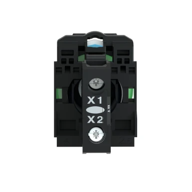 XB5AVM6 - Pilot light, Harmony XB5, grey plastic, blue, 22mm, universal LED, plain lens, 230...240V AC - Schneider Electric - Pilot light, Harmony XB5, grey plastic, blue, 22mm, universal LED, plain lens, 230...240V AC - Schneider Electric - 4