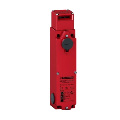 XCSLF3838313 - Safety switch, Telemecanique Safety switches XCS, metal XCSLF, 6 NC, slow break, 3 entries tapped 1/2