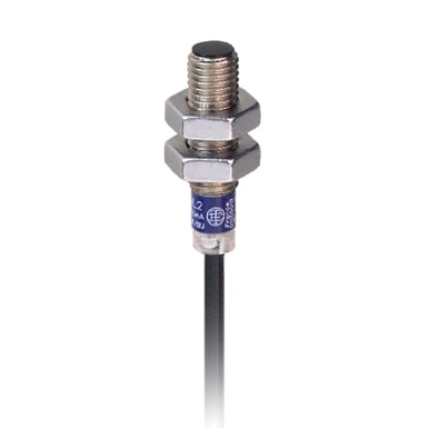 XS108B3NBL2 - Inductive sensor XS1 M8, L33mm, brass, Sn2.5mm, 12..24VDC, cable 2m - Schneider Electric - Inductive sensor XS1 M8, L33mm, brass, Sn2.5mm, 12..24VDC, cable 2m - Schneider Electric - 0