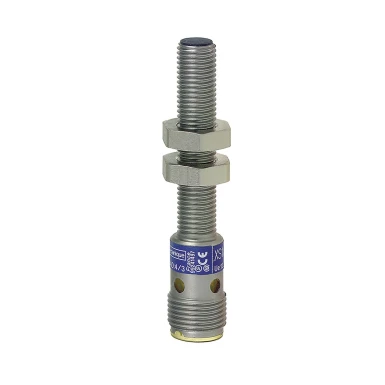 XS1M08MA230K - Inductive proximity sensors XS, inductive sensor XS1 M8, L61mm, stainless, Sn1mm, 24...240VAC/DC, 1/2