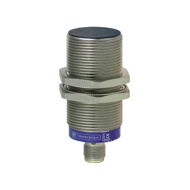 XS1M30MB250K - Inductive proximity sensors XS, inductive sensor XS1 M30, L72mm, brass, Sn10mm, 24...240VAC/DC, 1/2