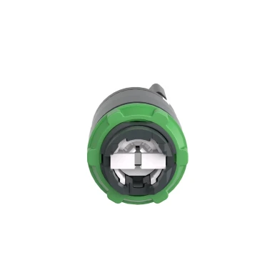 ZB5AG612 - Key switch selector head, Harmony XB5, plastic, black, 22mm, key 421E, 2 positions, spring return right to left - Schneider Electric - Key switch selector head, Harmony XB5, plastic, black, 22mm, key 421E, 2 positions, spring return right to left - Schneider Electric - 3